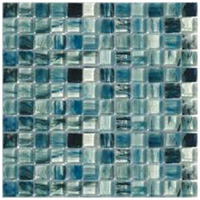 Tesoro Mosaic Tile and Decorative Tiles, BluenavytealturquioseindigoaquaSeafoam, Mosaic, Complete Vanity Sets, AVEDEWDWBDD11CB