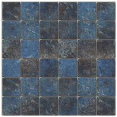 Tesoro Mosaic Tile and Decorative Tiles, BluenavytealturquioseindigoaquaSeafoam, Mosaic, Complete Vanity Sets, GAMGASTBL66BNPT