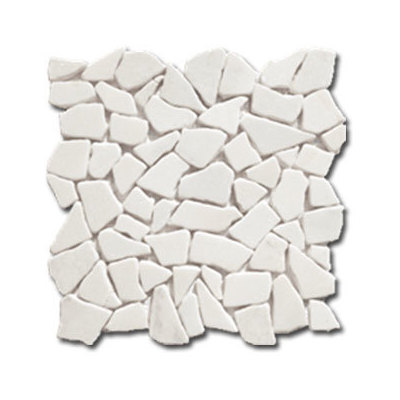 Tesoro Mosaic Tile and Decorative Tiles, Whitesnow, Mosaic, Complete Vanity Sets, KEEKEOSPWT