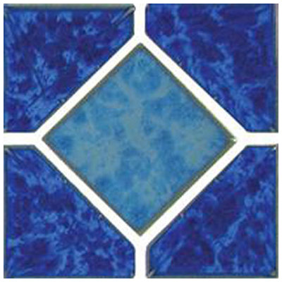 Mosaic Tile and Decorative Til Tesoro DIAMOND REFLECTION POWPLDR641SPT Bluenavytealturquioseindigoaqu Mosaic Complete Vanity Sets 
