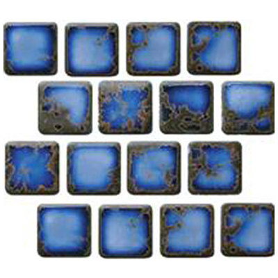 Mosaic Tile and Decorative Til Tesoro HARMONY POWPLHM113PT Bluenavytealturquioseindigoaqu Mosaic Complete Vanity Sets 