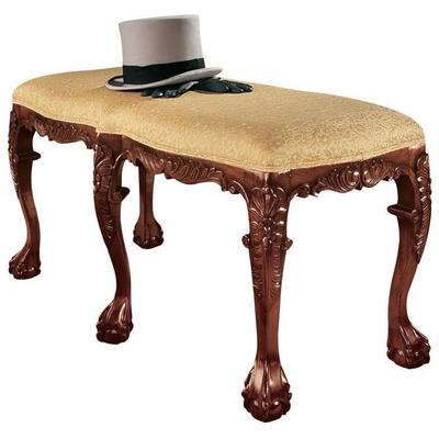 Toscano Ottomans and Benches, Complete Vanity Sets, Furniture > Benches and Sofas > Classic Benches and Sofas, 846092010646, AF1335