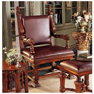 Chairs Toscano Medieval and Gothic Furniture AF1362 846092017096 Furniture > Chairs > Throne Ch Throne Chairs throne Complete Vanity Sets 