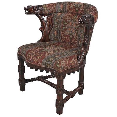 Chairs Toscano Medieval and Gothic Furniture AF15009 846092036127 Furniture > Chairs > Upholster Complete Vanity Sets 