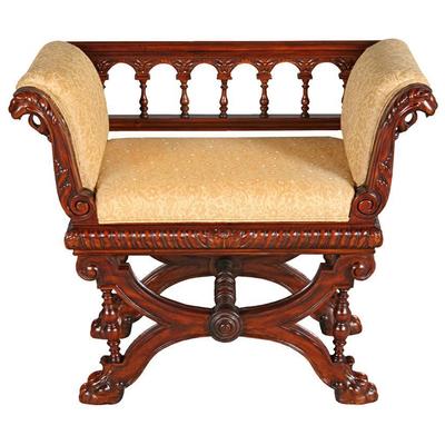Ottomans and Benches Toscano Medieval and Gothic Furniture AF1559 846092010738 Furniture > SALE Furniture Complete Vanity Sets 