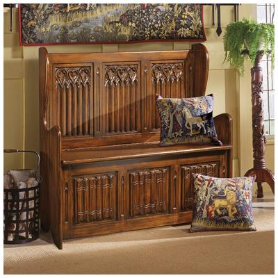 Ottomans and Benches Toscano Medieval and Gothic Furniture AF51311 846092099320 Furniture > Furniture Blowout Complete Vanity Sets 