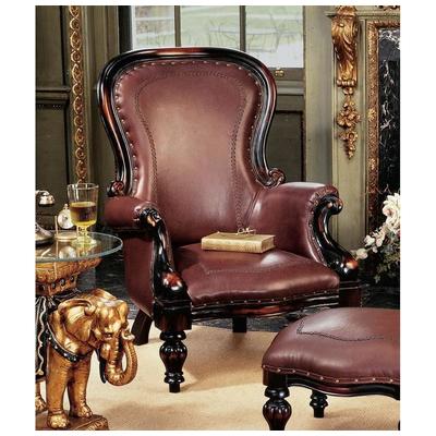 Chairs Toscano AF71118 846092004621 Furniture > Chairs > Upholster Wing Chairs wing Complete Vanity Sets 