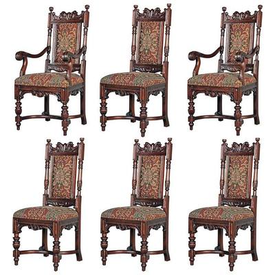 Toscano Dining Room Chairs, Side Chair, Armchair,Arm, Mahogany, Furniture > Chairs > Dining Chairs, 840798100922, AF951313
