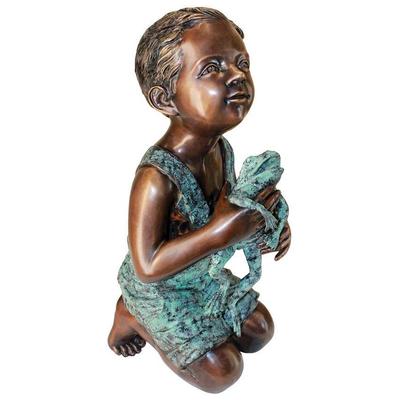 Toscano Decorative Figurines and Statues, Statue, Garden Décor > Bronze Statues for the Garden > Bronze Children Statues, 840798109949, AS526040,15-25inches