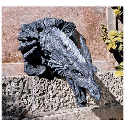 Wall Art Toscano Dragon Statues and Fountains CL2633 846092012367 Home Décor > Unique Wall Decor Gothic Theme Gothic goth drago Complete Vanity Sets 