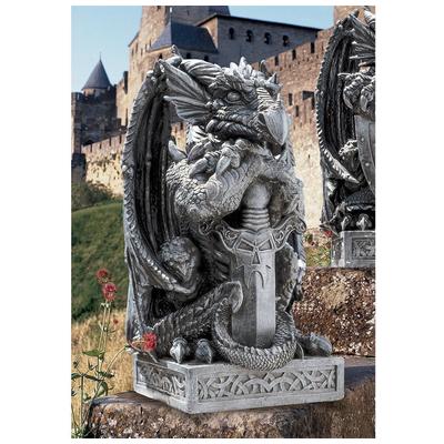 Decorative Figurines and Statu Toscano Dragon Statues and Fountains CL2897 846092017829 Medieval & Gothic Decor > Goth Complete Vanity Sets 