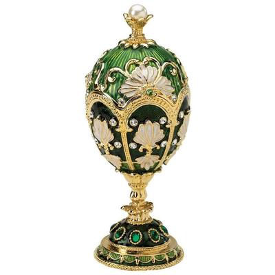 Vases-Urns-Trays-Finials Toscano FH1076 846092005611 Holiday & Gifts > Gift for the Blue navy teal turquiose indig Urns Vases 0-20 Complete Vanity Sets 