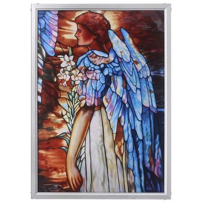 Toscano Wall Art, Religion,Angel,Angels,Christ,cristo,spirit,prayer,madonna,archangel,Jesus,Lords, Stained Glass,Window,art glass, Complete Vanity Sets, Themes > Christian Home Decor > Christian Wall Decor, 840798109154, GM1011