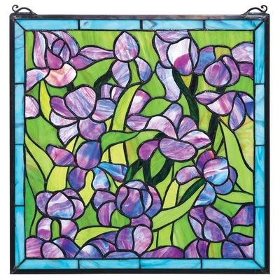 Toscano Wall Art, Paintings,Painting,oil,hand paintedStained Glass,Window,art glass, Complete Vanity Sets, Home Décor > Unique Wall Decor > Stained Glass, 846092051380, HD575