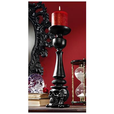 Toscano Themed Holiday Decor, black ebony, Complete Vanity Sets, Themes > Skeletons & Skull Decor, 846092092376, HF550641,Less than 20 inch.,Less than 10 inch.