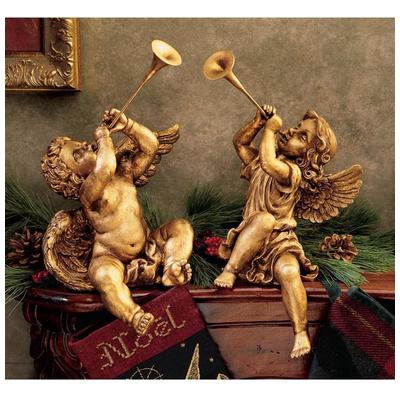 Decorative Figurines and Statu Toscano JE930801 846092000791 Themes > Angel Figurines & Scu Gold Sculptures Statue Complete Vanity Sets 