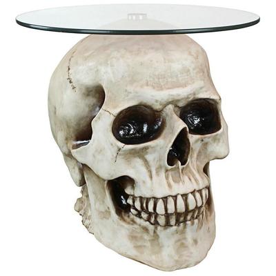 Toscano Accent Tables, Glass Tables,glassAccent Tables,accent, Themes > Skeletons & Skull Decor, 840798122504, JQ103776