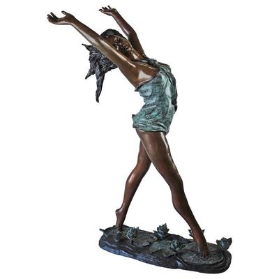 Toscano Decorative Figurines and Statues, green, , emerald, teal, , Statue, Complete Vanity Sets, Garden Décor > Bronze Statues for the Garden > Bronze Modern Statues, 840798103947, KW29420,40+inches
