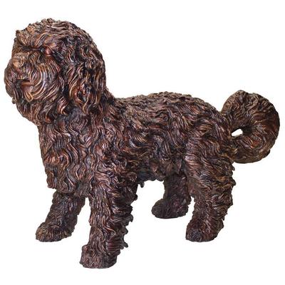 Decorative Figurines and Statu Toscano KW58454 840798103602 Garden Décor > Bronze Statues Statue Dog Complete Vanity Sets 