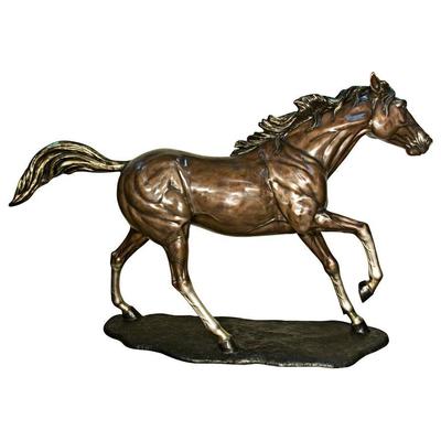 Decorative Figurines and Statu Toscano KW76423 840798107242 Garden Décor > Bronze Statues Figurines Statue Horse Complete Vanity Sets 