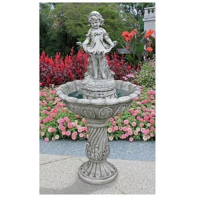 Toscano Garden Fountains, Garden, Complete Vanity Sets, Garden Décor > Children Garden Statues, 846092023905, KY3014,Large (3 - 4 ft)