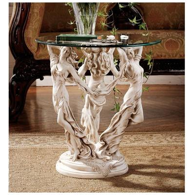Accent Tables Toscano Glass Top Accent Tables KY4621 846092004461 Themes > BestSellers More Them Glass Tables glassAccent Table Complete Vanity Sets 