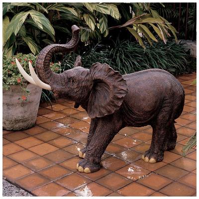 Decorative Figurines and Statu Toscano KY5051 846092003327 Themes > African > African Ind Creambeigeivorysandnude Statue Elephant Complete Vanity Sets 