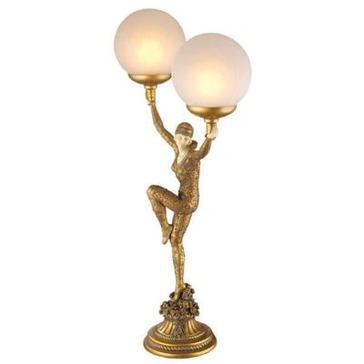 Table Lamps Toscano Art Deco Home Accents KY5726 846092013548 Themes > Art Deco > Art Deco H Cream beige ivory sand nudeGol Cork Glass Glass Resin Complete Vanity Sets 