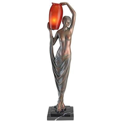 Toscano Table Lamps, Art Deco,TABLE, Marble,Resin, Complete Vanity Sets, Home Décor > Unique Lamps & Light Fixtures, 840798112871, KY58026