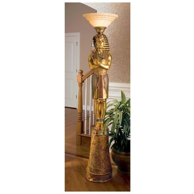 Toscano Floor Lamps, FLOOR, Glass,Resin, Complete Vanity Sets, Sale > All Sale > Egyptian, 846092004812, KY7953,70+ Inches