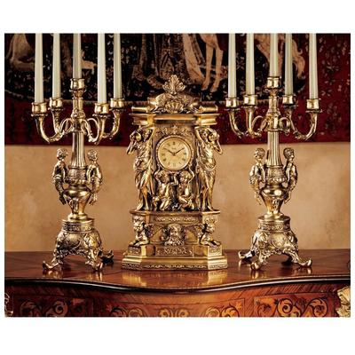Toscano Clocks, gold, Resin, Antique,AntiquedGold, Quartz, Antique SilverAntiqueAntique CreamGoldBlack Gold, Themes > BestSellers More Themes, 846092030637, KY95026