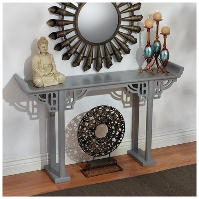 Accent Tables Toscano MH510694 840798122672 Themes > Asian > New Asian GrayGrey Accent Tables accentConsole So 