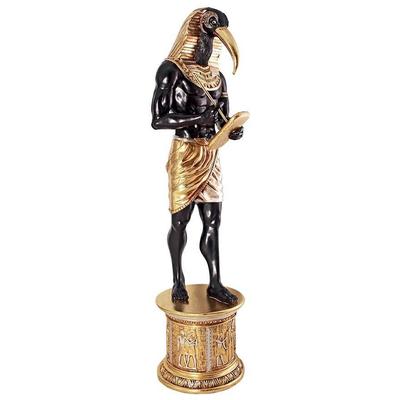 Decorative Figurines and Statu Toscano NE23862 846092009060 Basil Street > Sculpture Galle BlackebonyGoldSilver Statue Complete Vanity Sets 