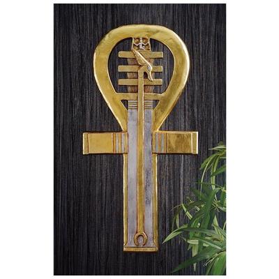 Toscano Wall Art, gold Silver, Egyptian Theme,Egyptian,Egypt,pharaoh, Paintings,Painting,oil,hand paintedPlaques,PlaqueWall Sculptures,Wall Sculpture,wall niche,figurine, Complete Vanity Sets, Basil Street > Egyptian Gallery, 846092023127, NE68265