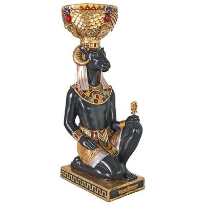 Toscano Decorative Figurines and Statues, black, ebony, gold, , Statue, Complete Vanity Sets, Home Décor > Home Accents > Vases & Urns, 846092014453, NE755345,25-40inches