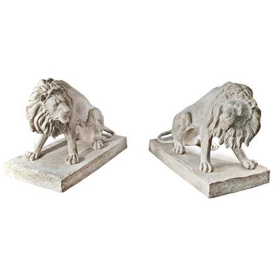 Decorative Figurines and Statu Toscano NE920307 840798108683 Themes > Animal Décor > Lions Complete Vanity Sets 