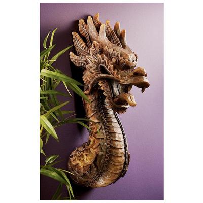 Toscano Wall Art, Gothic Theme,Gothic,goth,dragon,knight, Paintings,Painting,oil,hand paintedPlaques,Plaque, Complete Vanity Sets, Sale > All Sale > Dragon and Gargoyle, 846092010202, NG33987