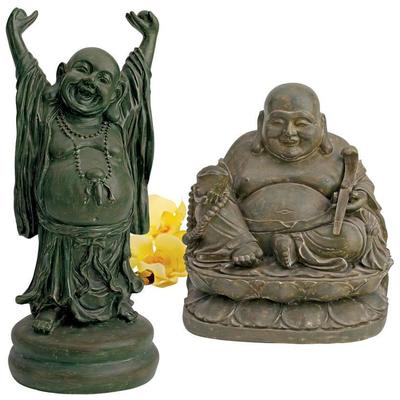 Decorative Figurines and Statu Toscano NY983369 846092029228 Basil Street > Sculpture Galle Buddha Complete Vanity Sets 