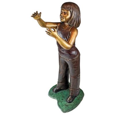 Toscano Decorative Figurines and Statues, Statue, Complete Vanity Sets, Garden Décor > Bronze Statues for the Garden > Bronze Children Statues, 840798103503, PB1045,40+inches