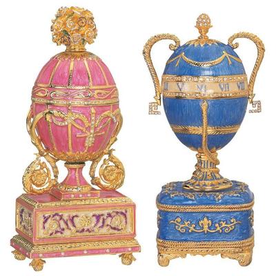 Vases-Urns-Trays-Finials Toscano QF92003 846092046935 Holiday & Gifts > Gift for the Urns Vases 0-20 Complete Vanity Sets 