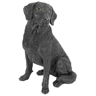 Toscano Decorative Figurines and Statues, black, ebony, , Statue, Dog, Complete Vanity Sets, Garden Décor > Animal Statues, 846092071111, QL156176,15-25inches