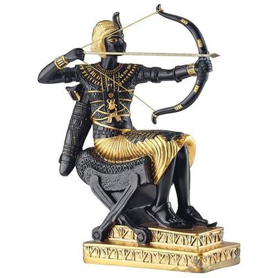 Decorative Figurines and Statu Toscano QL7885 846092026456 Egyptian > SALE Egyptian BlackebonyGold Statue Complete Vanity Sets 