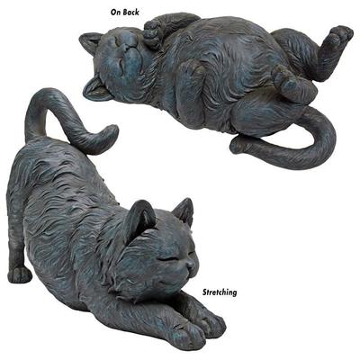 Decorative Figurines and Statu Toscano QL957118 840798119009 Garden Décor > Animal Statues Cat 