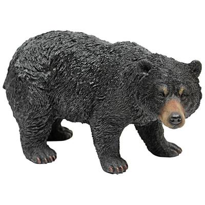 Decorative Figurines and Statu Toscano QM24217001 846092041770 Themes > Animal Décor > Bears Blackebony Statue Complete Vanity Sets 
