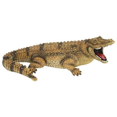 Toscano Garden Statues and Decor, Alligator, RESIN, , Complete Vanity Sets, Garden Décor > Fountains > Resin Piped Pond Spitters, 840798110990, QM2608000,0-30
