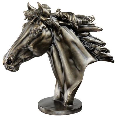 Decorative Figurines and Statu Toscano QS252 846092074020 Basil Street > Sculpture Galle Statue Horse Complete Vanity Sets 