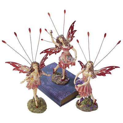 Decorative Figurines and Statu Toscano QS323955 846092074051 Themes > Fairies > Fairy Indoo Complete Vanity Sets 