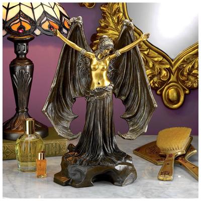 Toscano Decorative Figurines and Statues, gold, Statue, Complete Vanity Sets, Themes > Angel Figurines & Sculptures > Angel Indoor Statues, 840798108447, QS34759,5-15inches