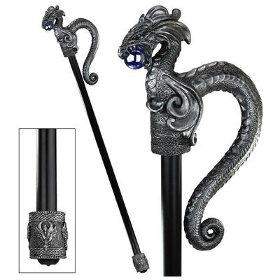 Toscano Mens Accessories, black, ebony, , , Complete Vanity Sets, Home Décor > Other Home Decor and More > Walking Sticks, 840798108461, QS92690,Over than 38 in.