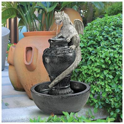 Garden Fountains Toscano Dragon Statues and Fountains SH382629 840798105781 Dragon & Gargoyle > Dragon Sta Garden Gothic Complete Vanity Sets 